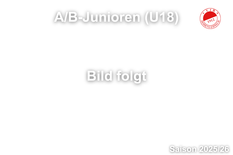 VfB Mannschaftsfotos Nachwuchs Saison 25 26 A B Junioren