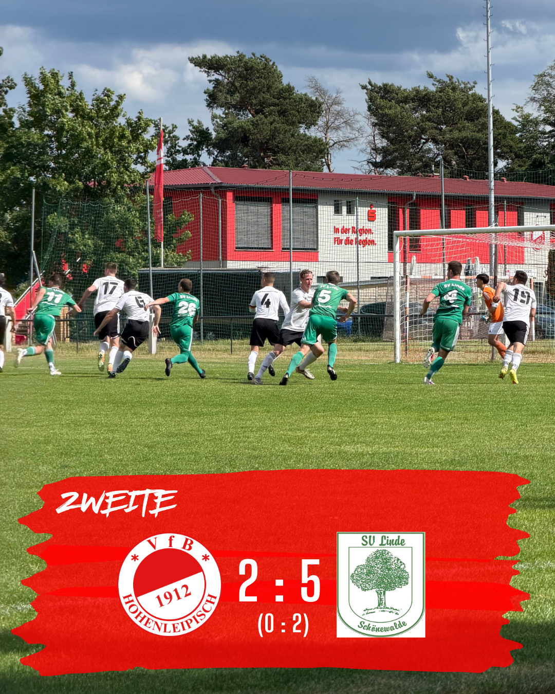 VfB ZWEITE : SV Linde Schönewalde