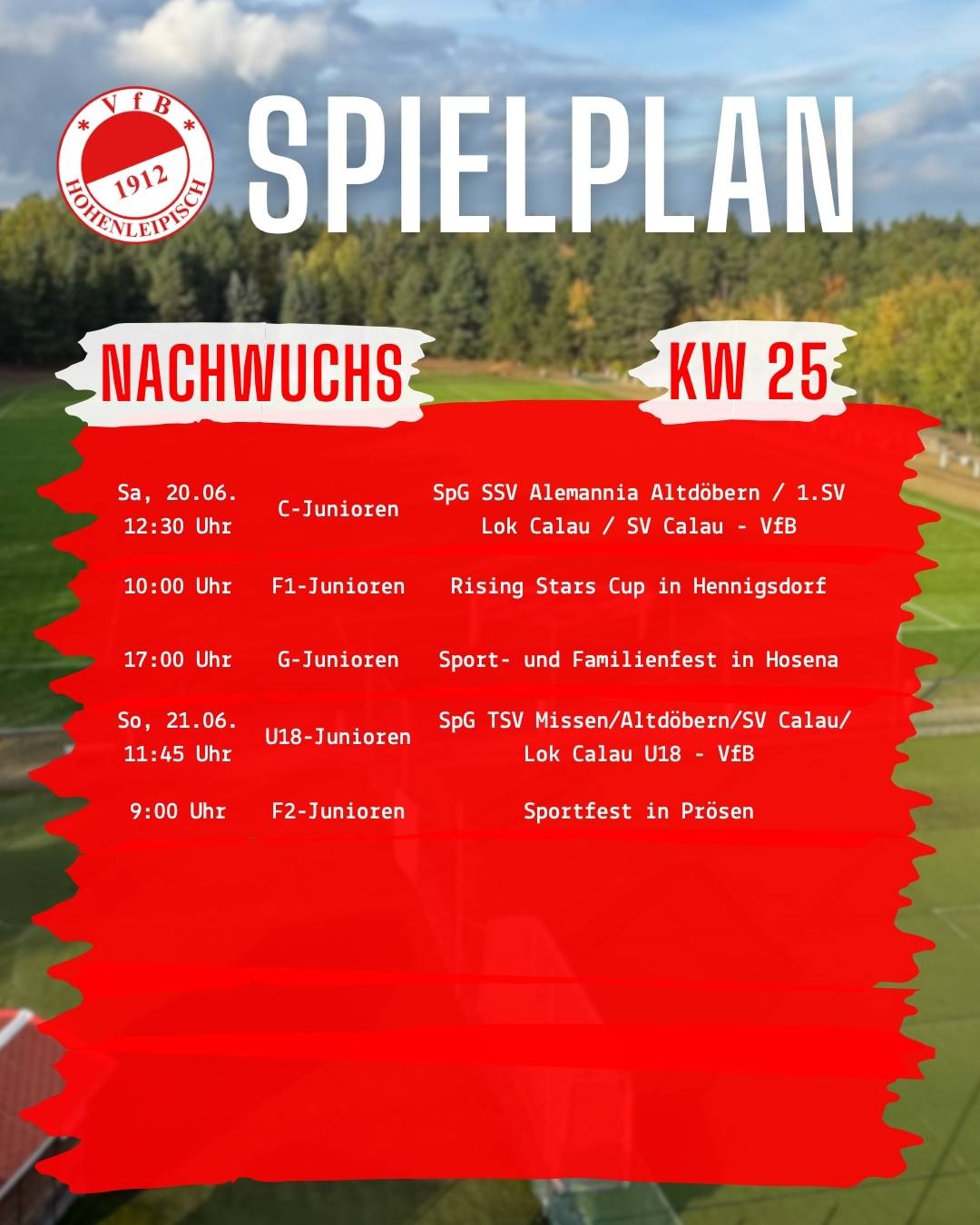 Spielplan KW25