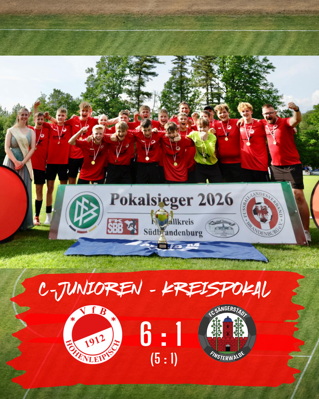 C-Junioren Pokalfinale VfB : FC Sängerstadt