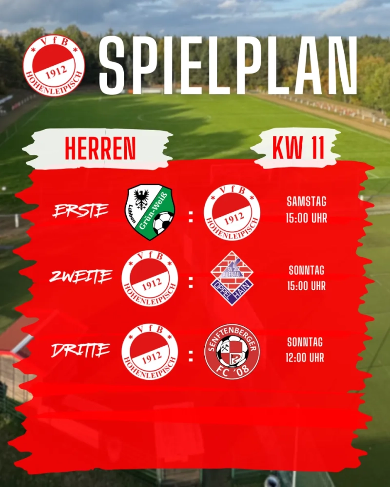 Spielplan KW11