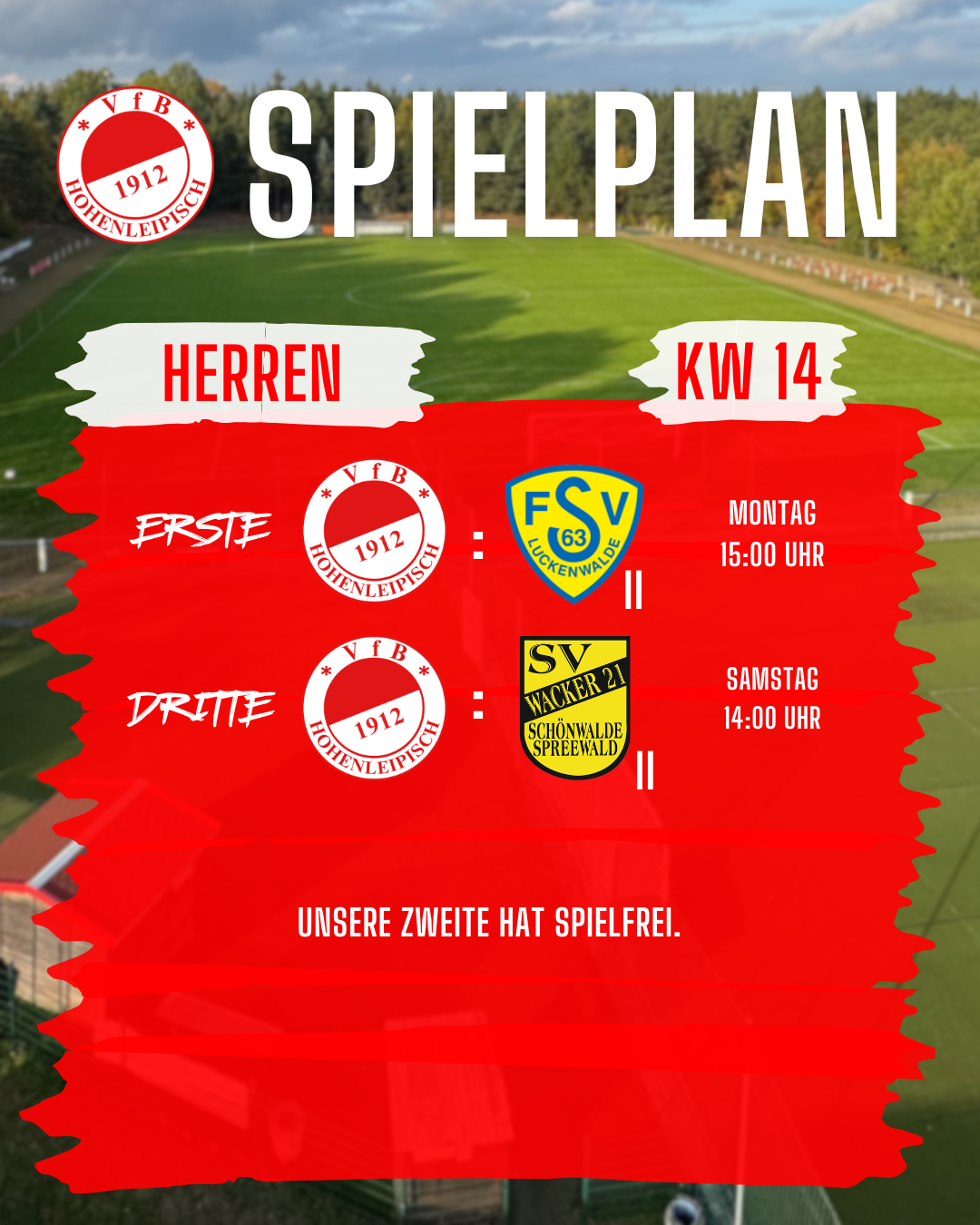 Spielplan KW14
